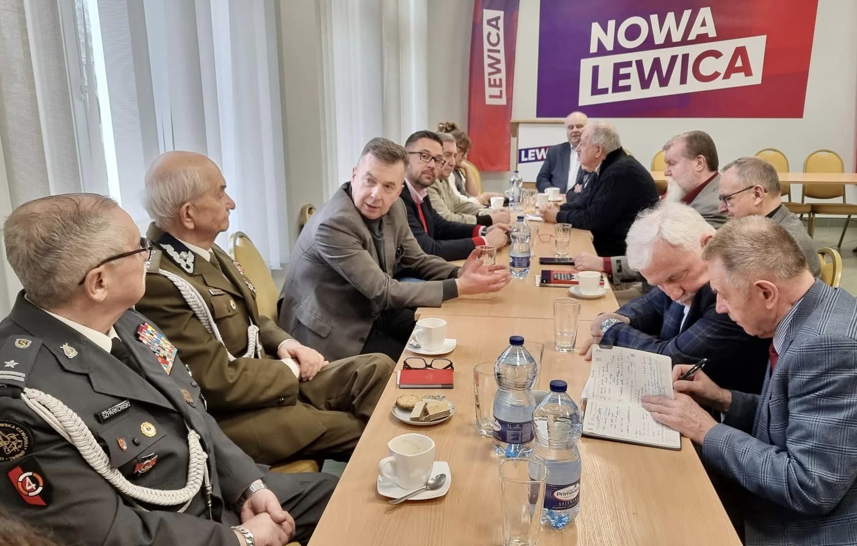 2023 03 06 spotkanie ze stow. służb mundurowych z udziałem Sekretarzy z Warszawy