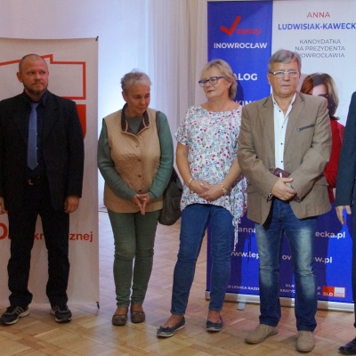 Inauguracja kampanii KKW SLD Lewica Razem w Inowrocławiu